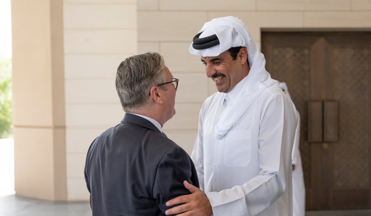 HH the Amir and UK Prime Minister Hold High‑Level Talks on Regional Security 